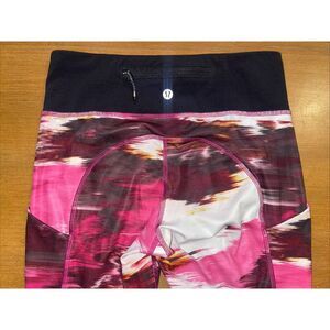 Lululemon Leggings Women 4 Wunder Under Pant III Berry Pink‎ Luxtreme Pockets